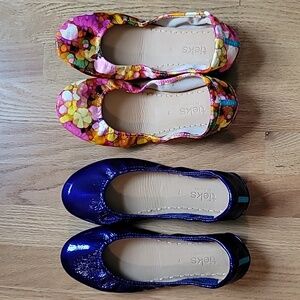 Tieks Aquarella and Purple Diamond flats NEW 💜💜💜💗💗💗